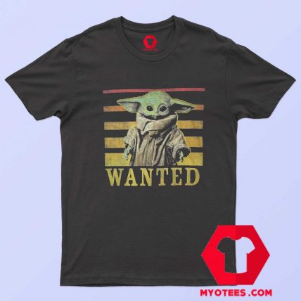 Star Wars Mandalorian Baby Yoda Wanted T shirt