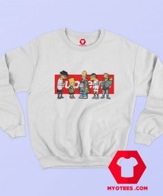 Supreme x Bart Simpson Logo Parody Sweatshirt