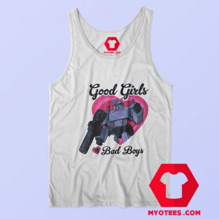 Transformer Good Girl Love Bad Boys Unisex Tank Top