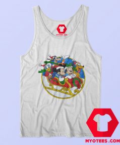 Vintage Disney Christmas Mickey Mouse Tank Top