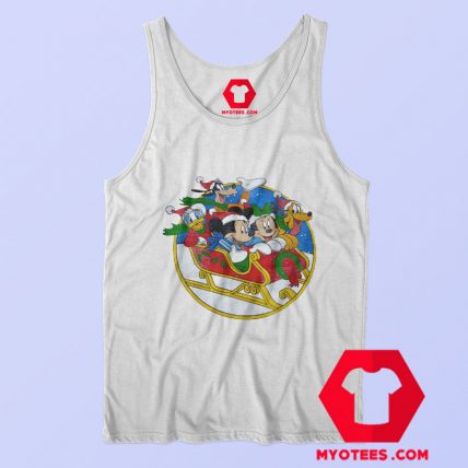 Vintage Disney Christmas Mickey Mouse Tank Top