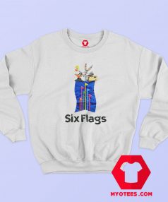 Vintage Looney Tunes Six Flags Unisex Sweatshirt