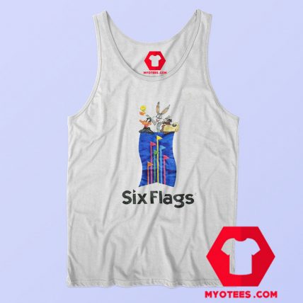 Vintage Looney Tunes Six Flags Unisex Tank Top