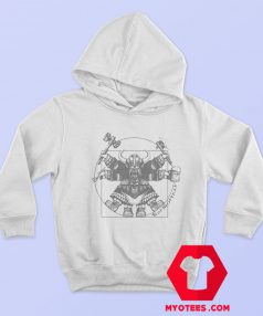 Vitruvian Dwarf Graphic Unisex Hoodie