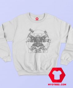 Vitruvian Dwarf Graphic Unisex Sweatshirt