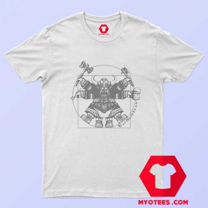 Vitruvian Dwarf Graphic Unisex T shirt