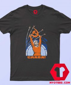 Yuri Gagarin Soviet Space Vintage Poster T shirt