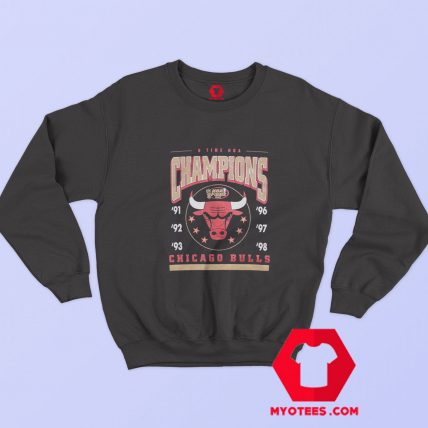 Chicago Bulls 6 Time NBA Champions Sweatshirt