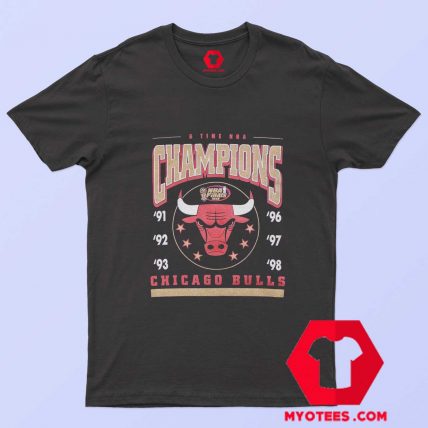 Chicago Bulls 6 Time NBA Champions T shirt