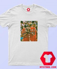 Chicago Bulls Michael Jordan Danis Rodman T shirt