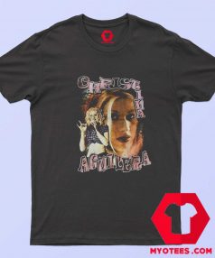 Christina Aguilera Rap in Stile Vintage T shirt