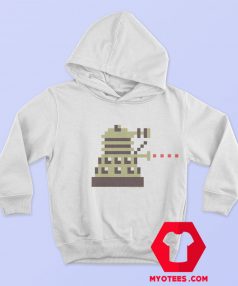 Dalek Doctor Who 8 Bit Inspired Unisex Hoodie