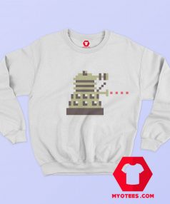 Dalek Doctor Who 8 Bit Inspired Unisex Sweatshirt