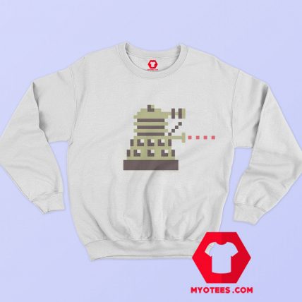 Dalek Doctor Who 8 Bit Inspired Unisex Sweatshirt