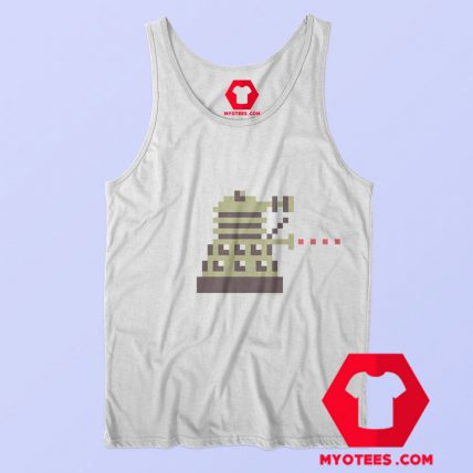 Dalek Doctor Who 8 Bit Inspired Unisex Tank Top