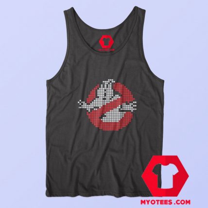 Ghostbusters 8 Bit Logo Funny Unisex Tank Top