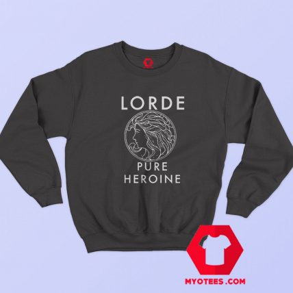 Lorde Pure Heroine Logo Album Unisex Sweatshirt