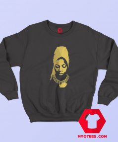 Nina Simone Yellow Unisex Sweatshirt