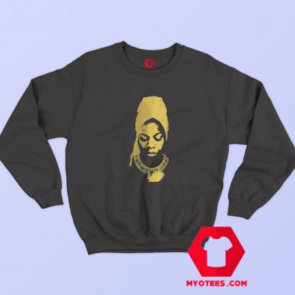 Nina Simone Yellow Unisex Sweatshirt