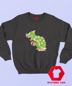 Super Mario Bowser 8 Bit Retro Parody Sweatshirt