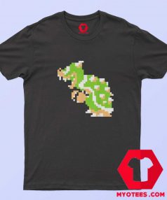 Super Mario Bowser 8 Bit Retro Parody T shirt