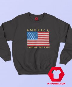 Vintage America Land Of The Free Unisex Sweatshirt