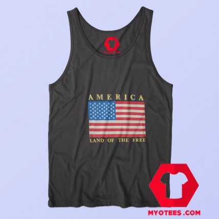 Vintage America Land Of The Free Unisex Tank Top