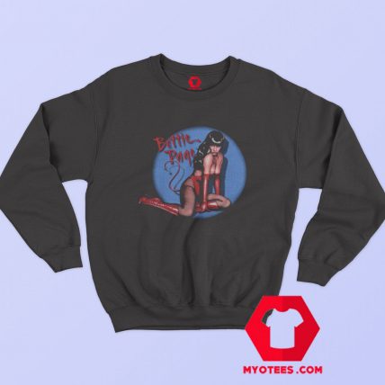 Vintage Bettie Page Devil Woman Unisex Sweatshirt