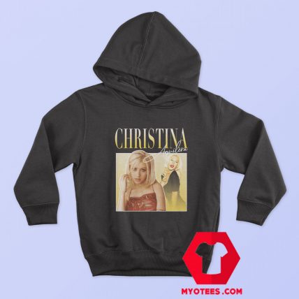 Vintage Christina Aguilera Singer Graphic Hoodie