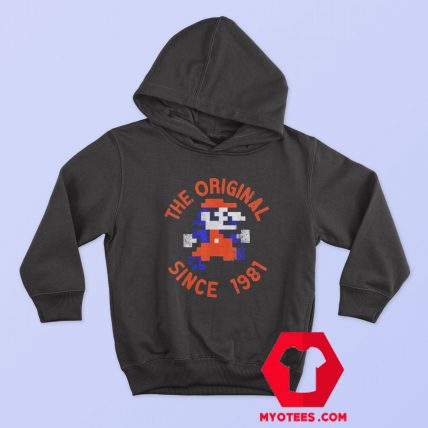 Vintage Super Mario 8 Bit Original Since 1981 Hoodie