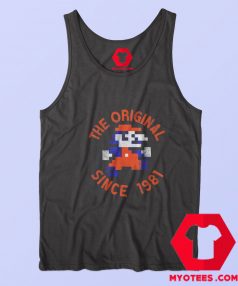 Vintage Super Mario 8 Bit Original Since 1981 Tank Top