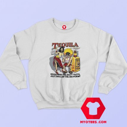 Vintage Tequila Cartoon Funny Parody Unisex Sweatshirt