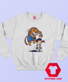 Calvin And Hobbes Street Fighter Parody Sweatshirt