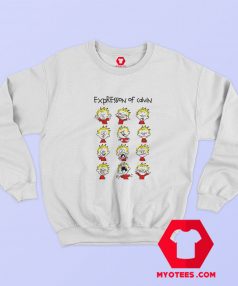 Funny Expression Calvin Hobbes Vintage Sweatshirt