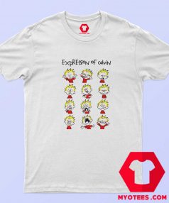 Funny Expression Calvin Hobbes Vintage T shirt