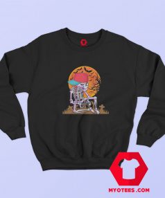 Funny Skeleton Playing Game Halloween Sweatshirt