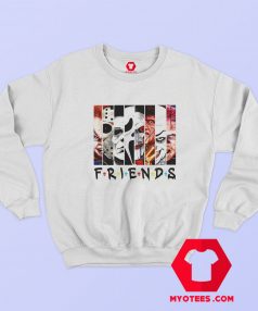 Horror Movie Killer Friends Halloween Parody Sweatshirt 1