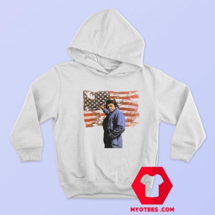 Johnny Cash Old Flag Album Cover Hoodie