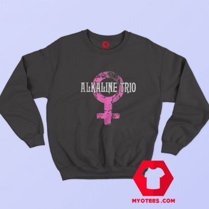 Pink Female Icon Alkaline Trio Unisex Sweatshirt