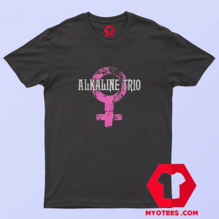 Pink Female Icon Alkaline Trio Unisex T shirt