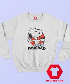 Snoopy Gifts For Dad Peanuts Dog Dad Sweatshirt