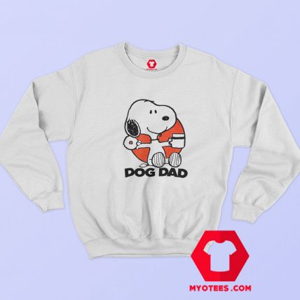 Snoopy Gifts For Dad Peanuts Dog Dad Sweatshirt