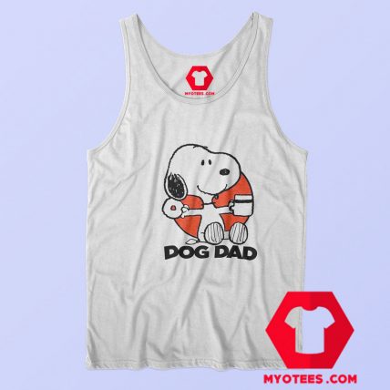 Snoopy Gifts For Dad Peanuts Dog Dad Tank Top