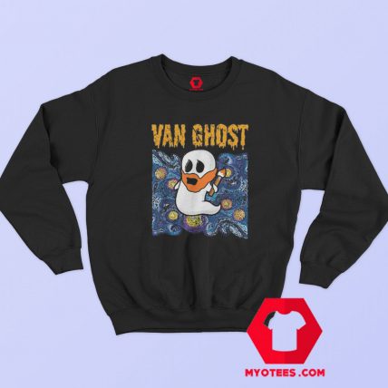 Van Ghost Art Teacher Halloween Unisex Sweatshirt