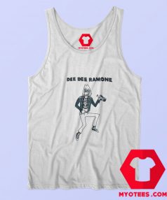 Vintage Dee Ramone Drawing Unisex Tank Top