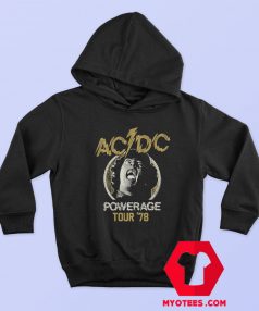 ACDC Angus Face Powerage Tour Vintage Hoodie