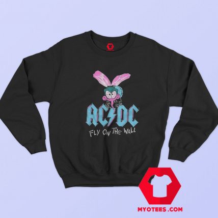 ACDC Fly On The Wall Band Album Vintage Sweatshirt