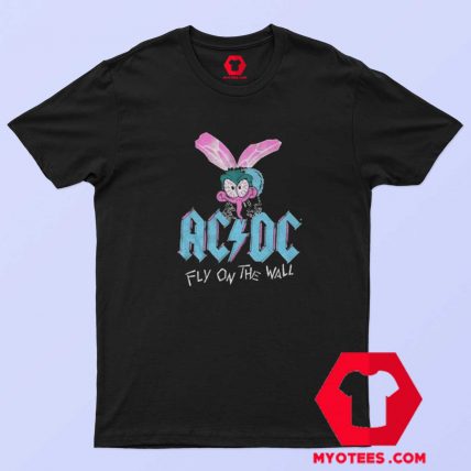 ACDC Fly On The Wall Band Album Vintage T shirt