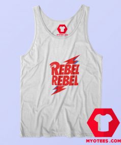 David Bowie Rebel Rebel Graphic Unisex Tank Top