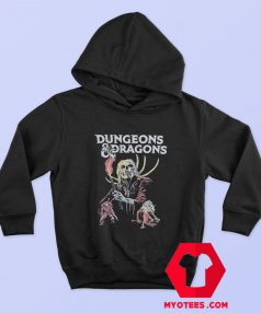 Dungeons and Dragons Black Retro Vintage Hoodie